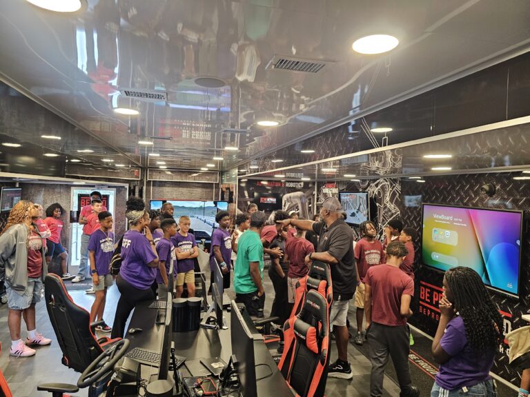 Saralyn Grass at WareWorks Be Pro Be Proud mobile learning lab Northeast Florida